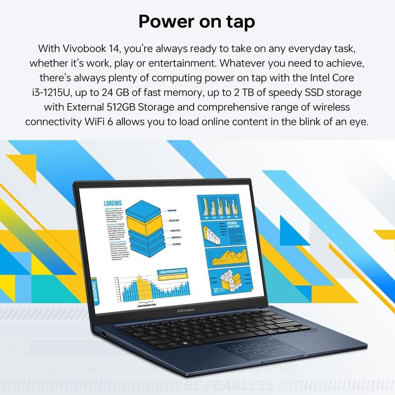 ASUS i3/12office2024最新 Amazon.com: ASUS Vivobook 2024 Flagship Slim Laptop, 14